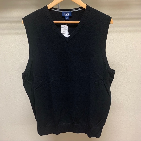 Cutter & Buck CB New Lakemont Sweater Vest Mens L